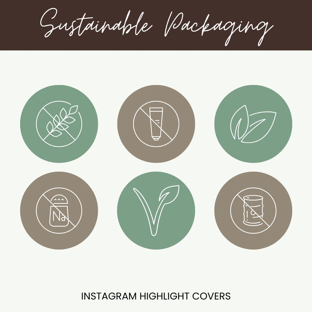 Organic Product Instagram Highlight Covers