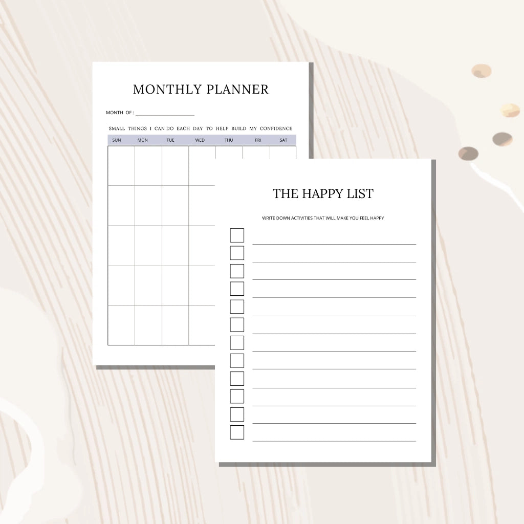 Personal Growth Tracker Canva