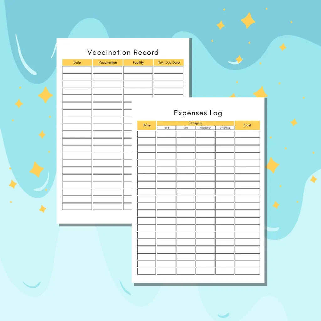 Pet Expenses & Care Schedule Planner