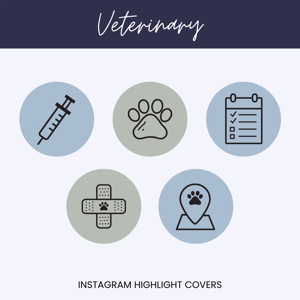 Pet Grooming Instagram Highlight Cover