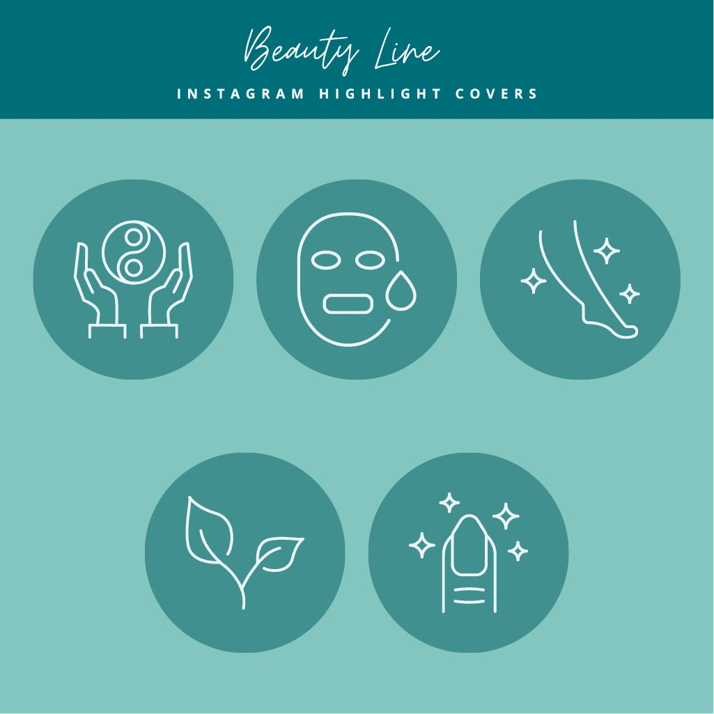 Premium Instagram Highlight Set for Beauty Businesses