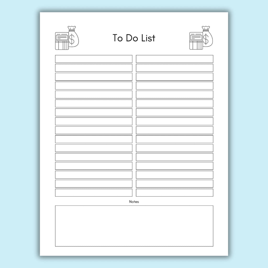 Printable Budget Planner Canva
