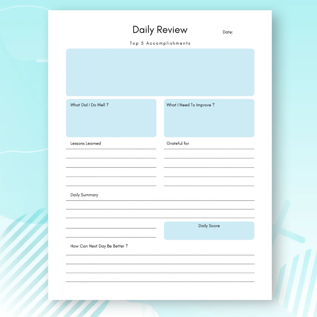 Printable Business Organization Planner
