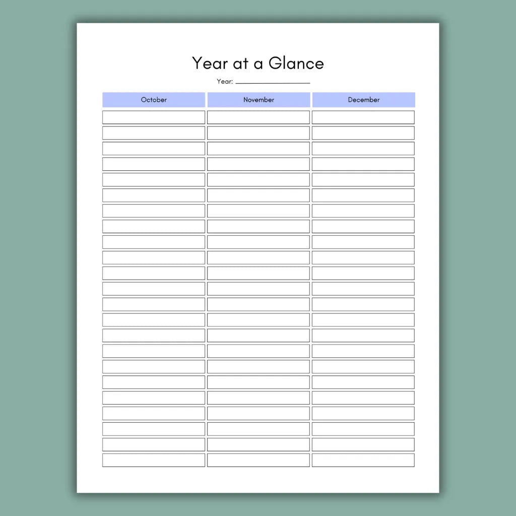 Printable & Digital Work Planner Canva