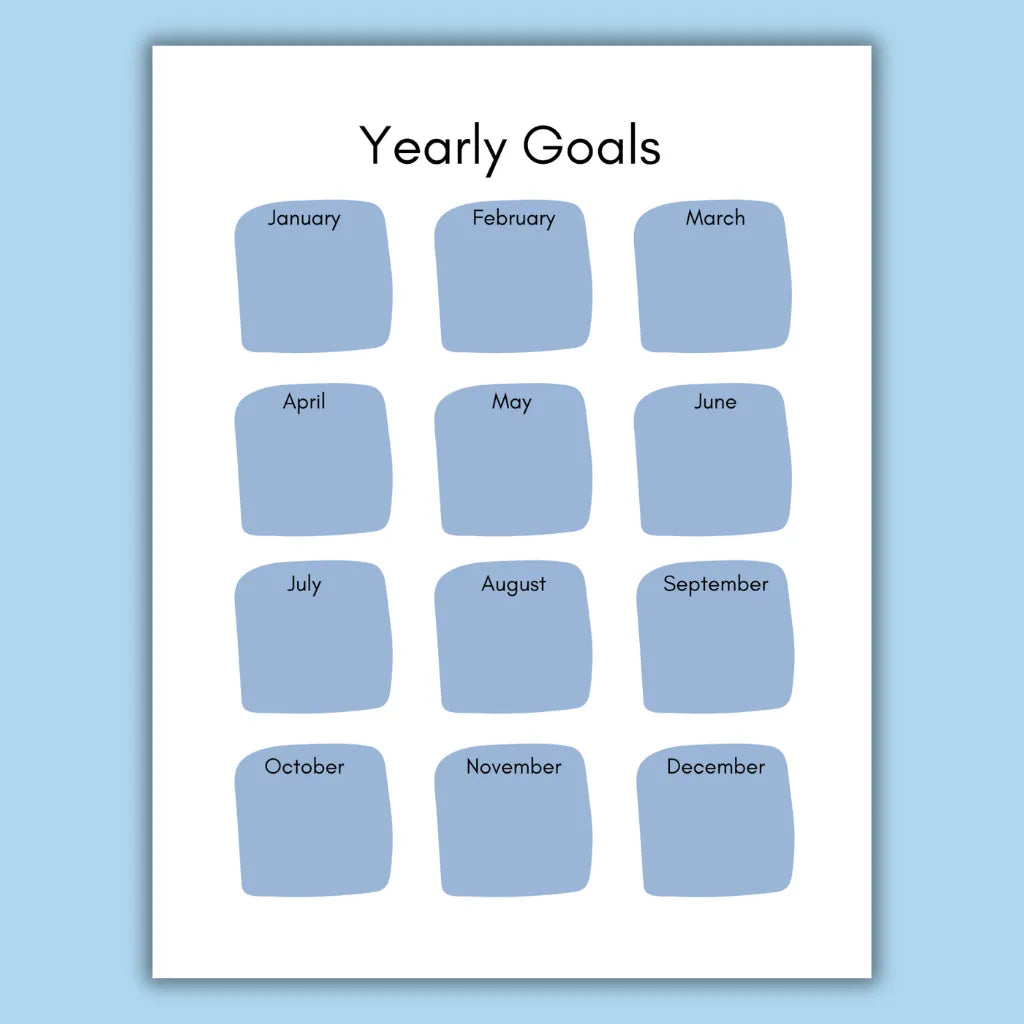 Printable Goal Setting Planner