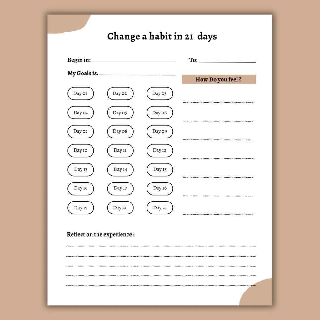 Printable Gratitude Journal Template