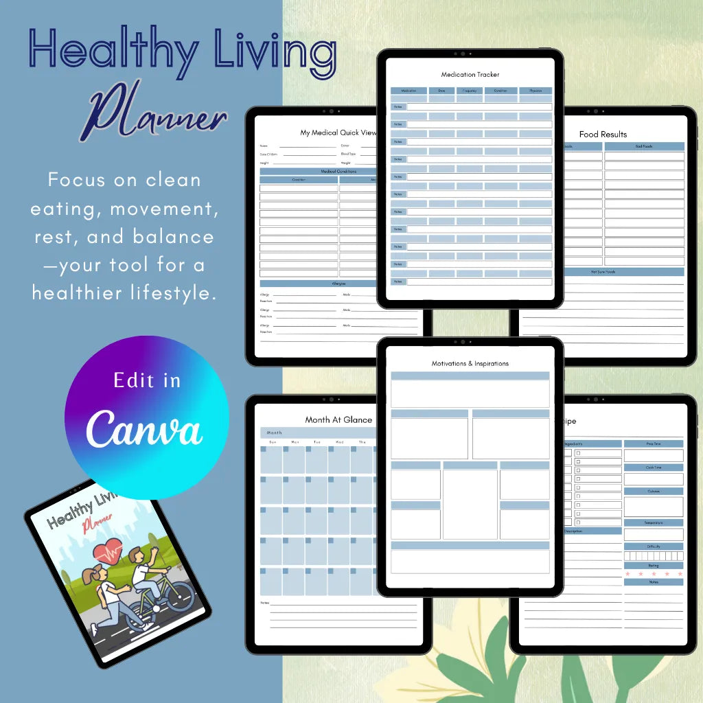 Printable Healthy Living Journal