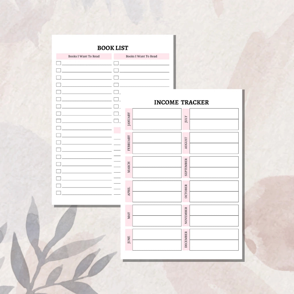 Productivity & Self-Care Planner