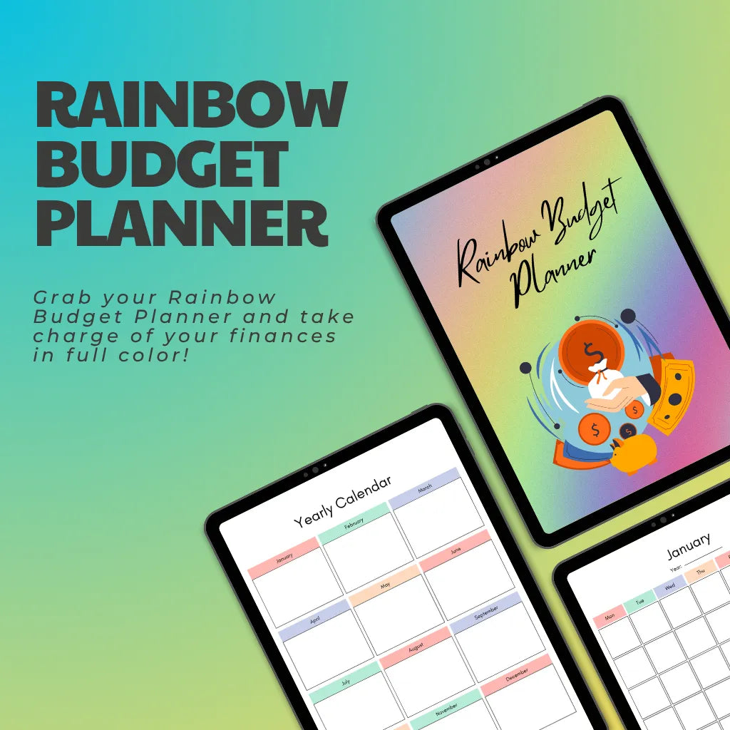 Rainbow Digital Budget Journal