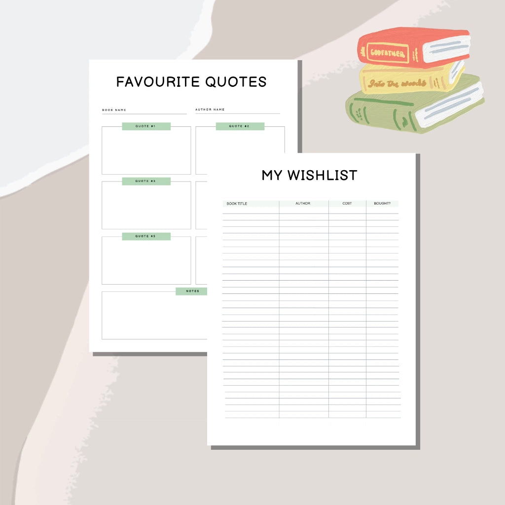 Reading Log Printable