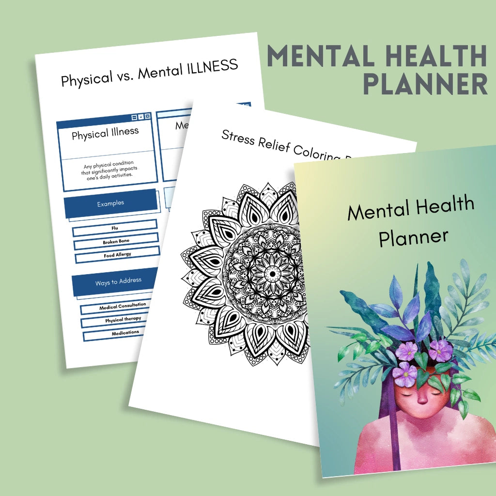 Self-Care Planner Canva Template