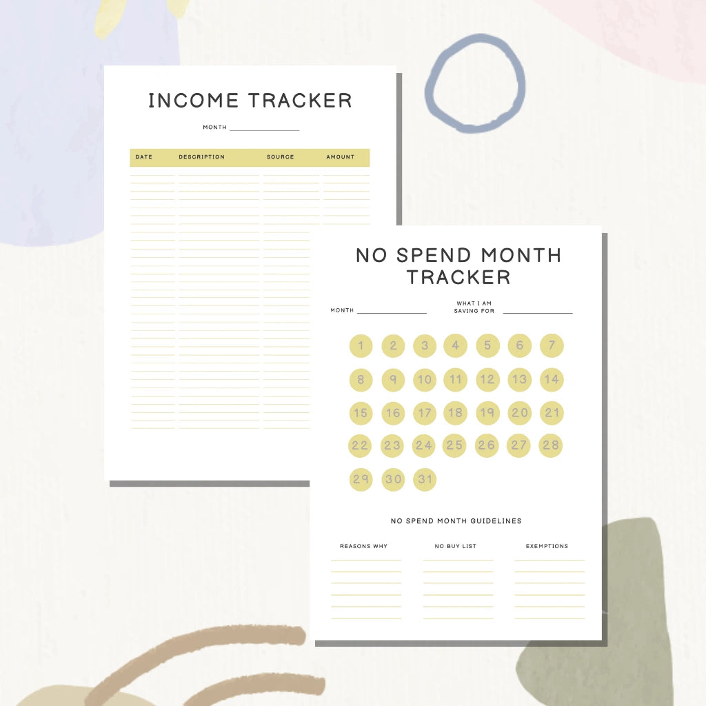 Self-Care & Wellness Tracker Pack