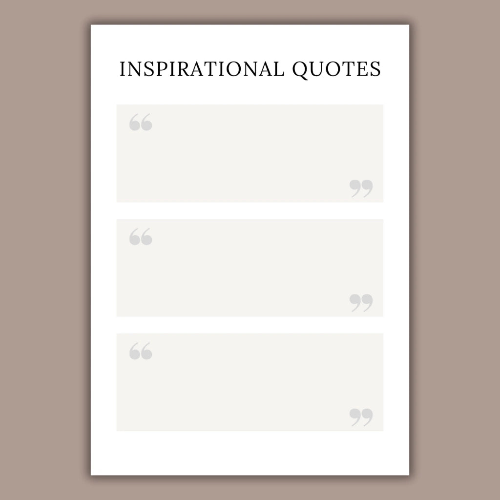 Self-Improvement Planner Canva