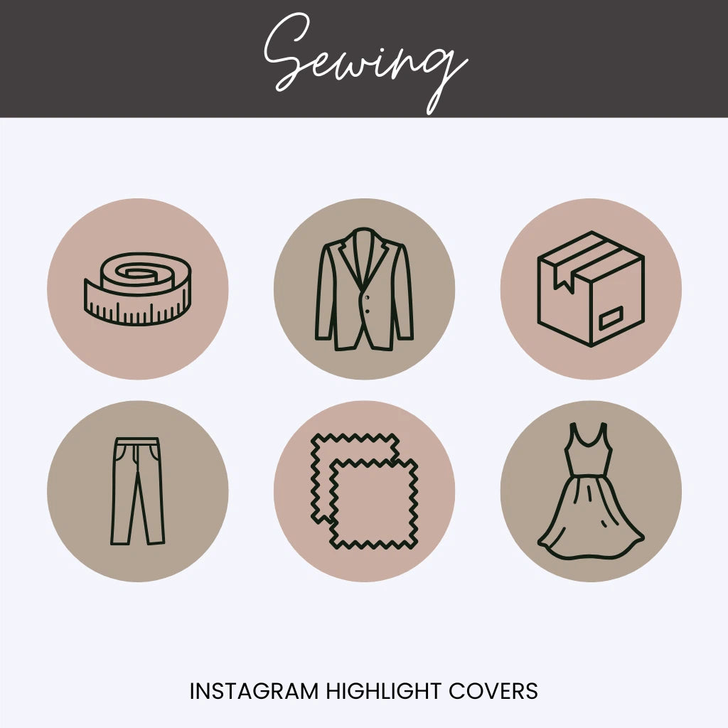 Sewing Instagram Covers for Seamstresses