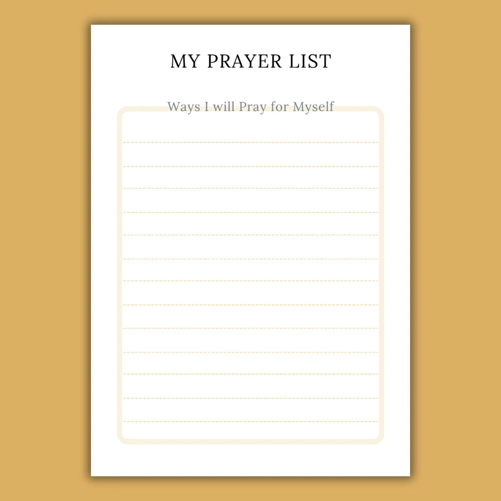 Spiritual Reflection Planner