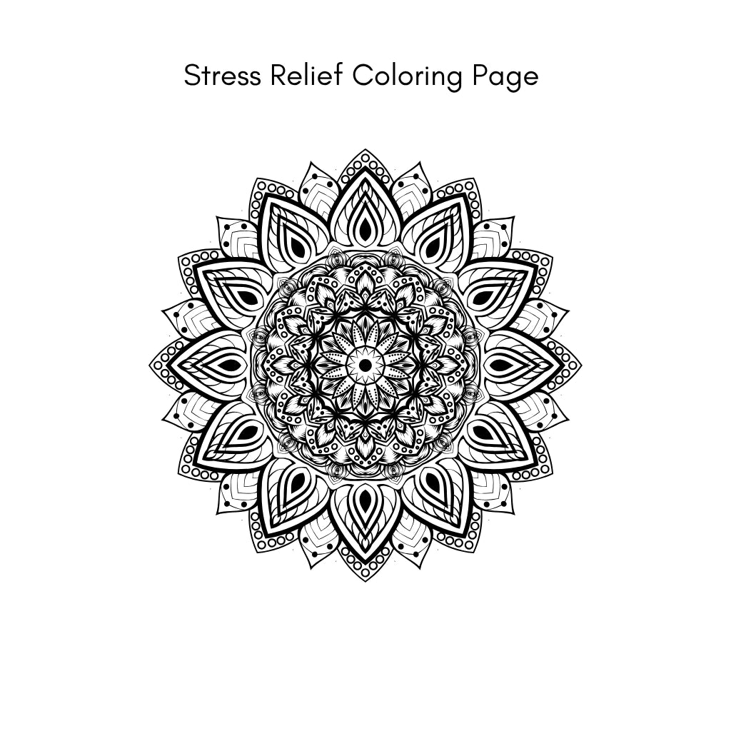 Stress Relief & Wellness Workbook