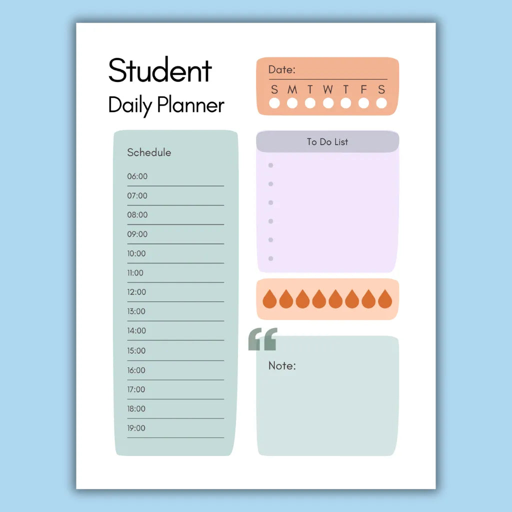 Student & Budget Planner Template