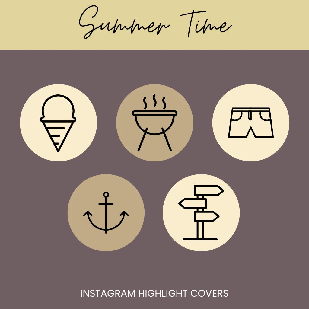 Summer Travel Instagram Story Highlights