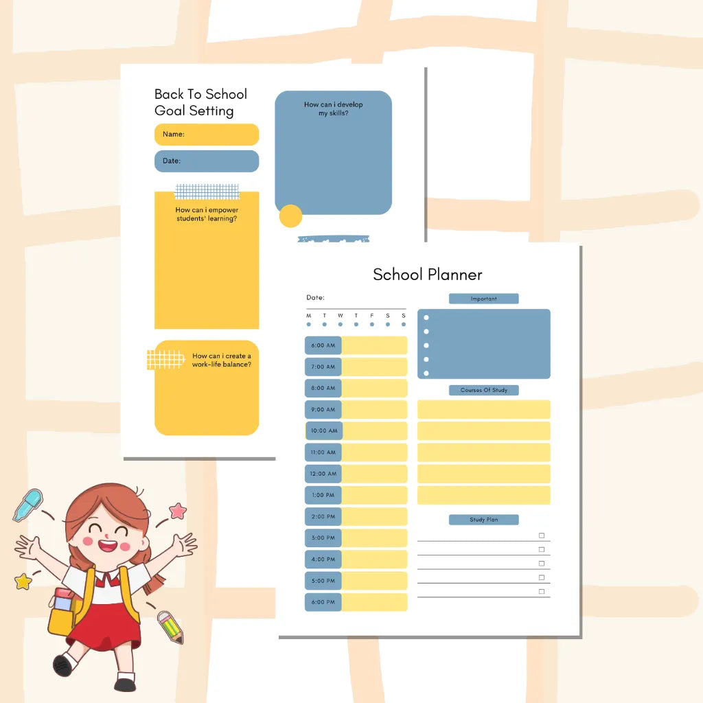 Teacher and Student Productivity Planner