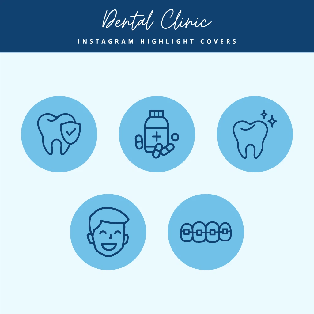 Teeth Care Instagram Highlight Covers