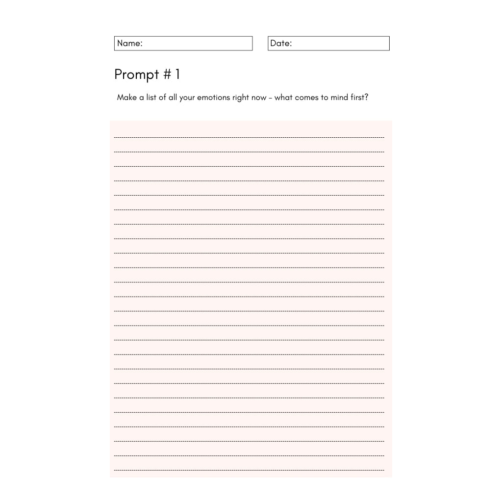 Therapy-Inspired Journal Prompts