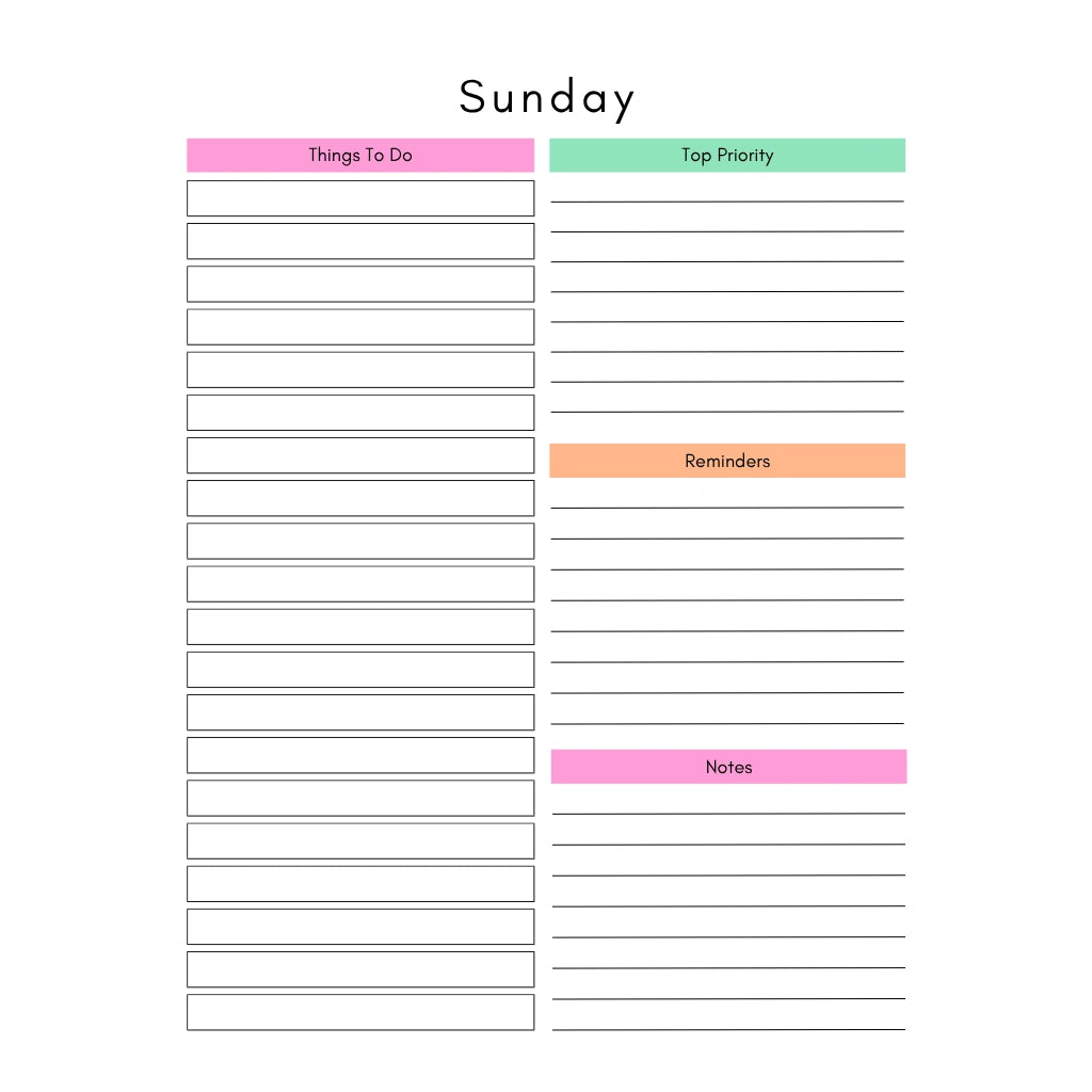 To do Planner Canva