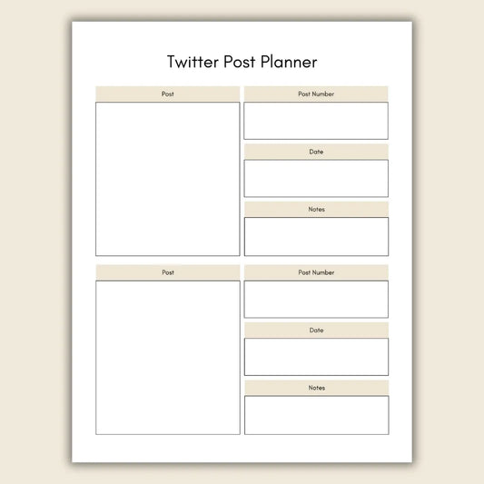 Twitter Content Planner