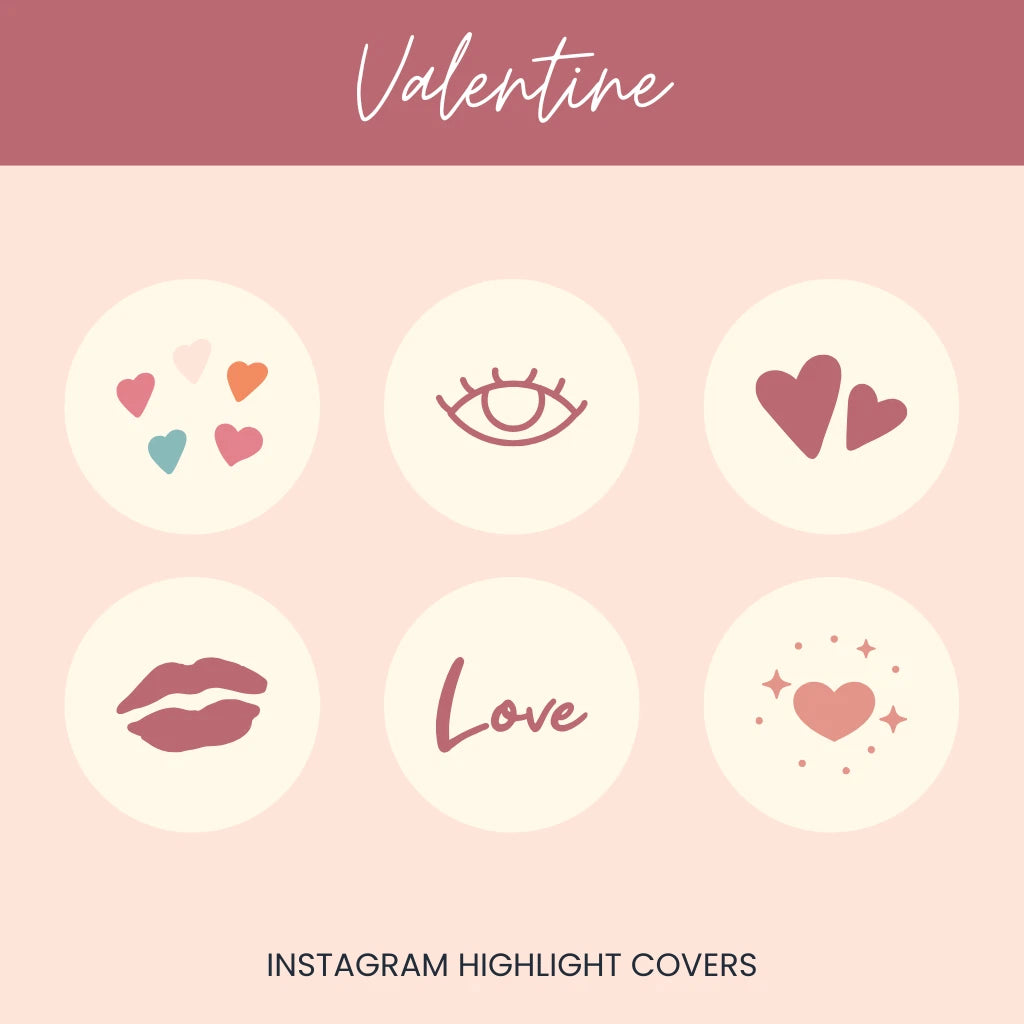 Valentine Instagram Highlight Covers
