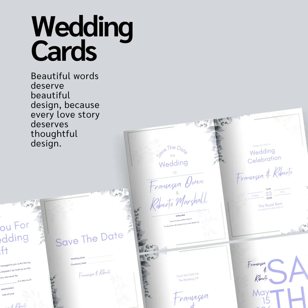 Wedding Invitation Canva Template