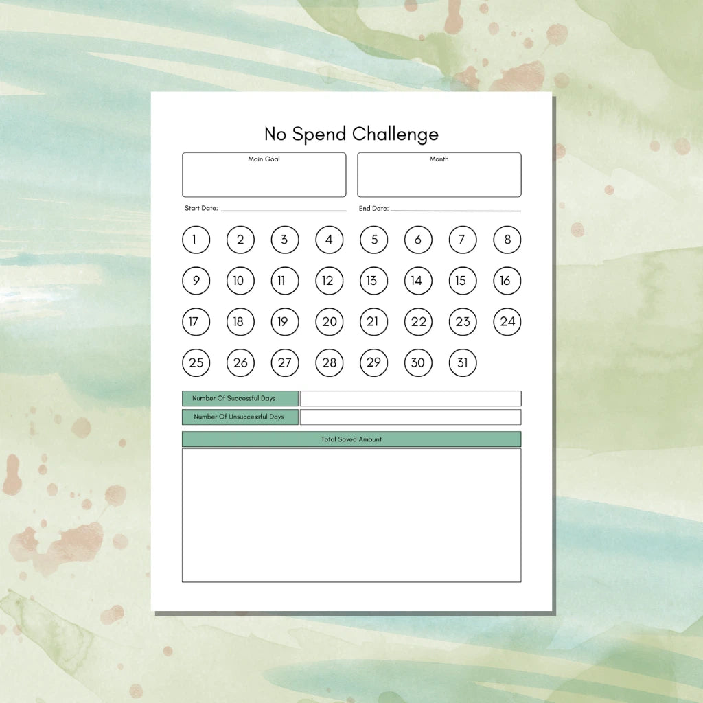 Weekly Expense Log Canva