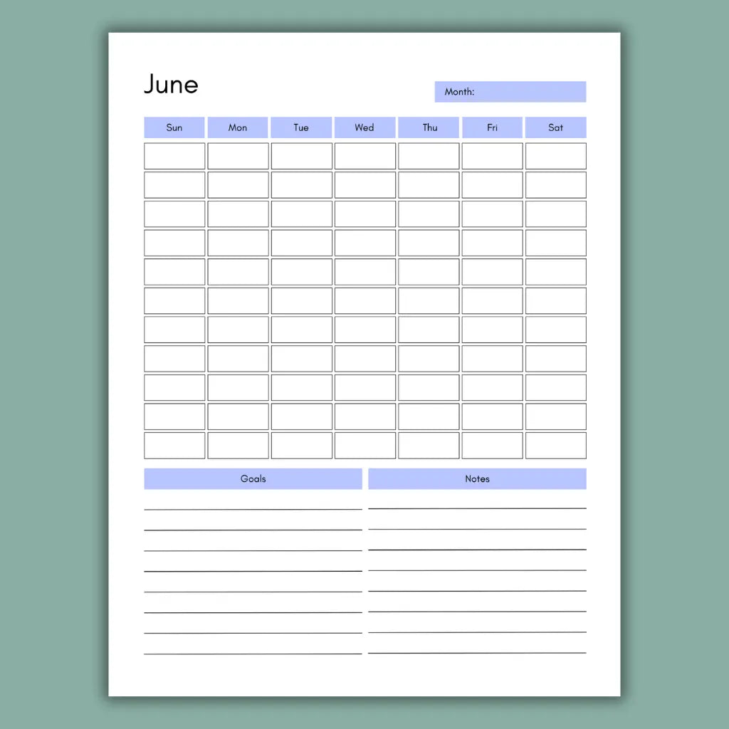 Weekly and Monthly Work Planner Canva