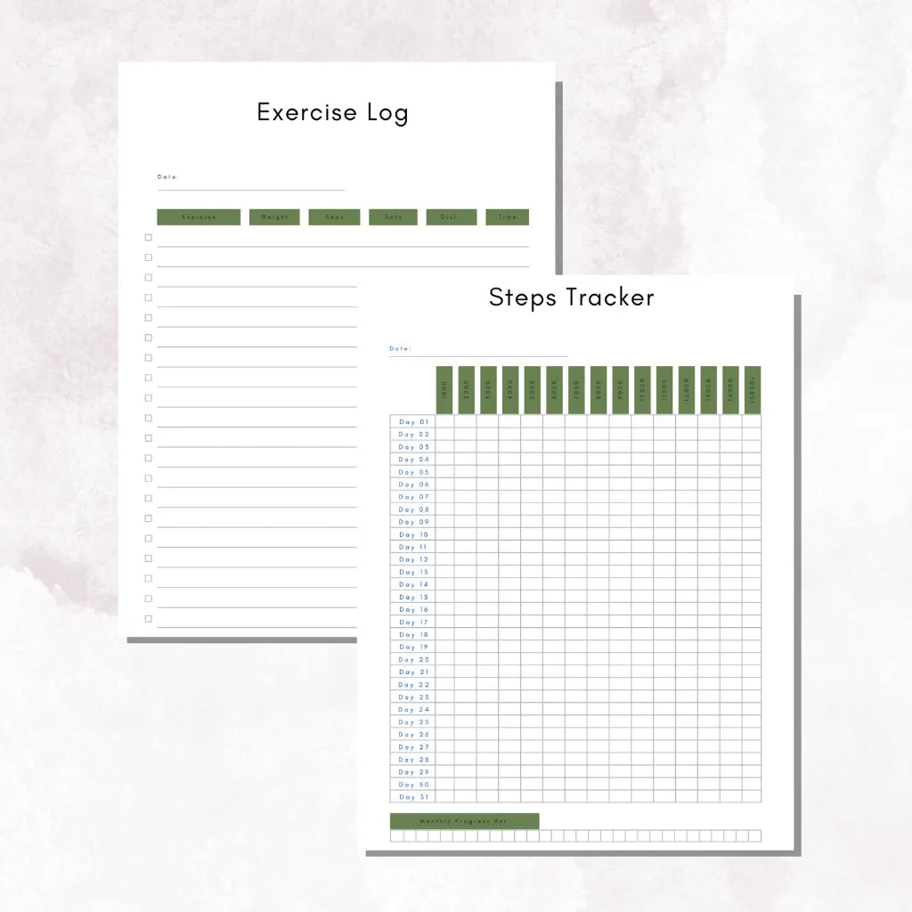 Weight Management Printable Planner