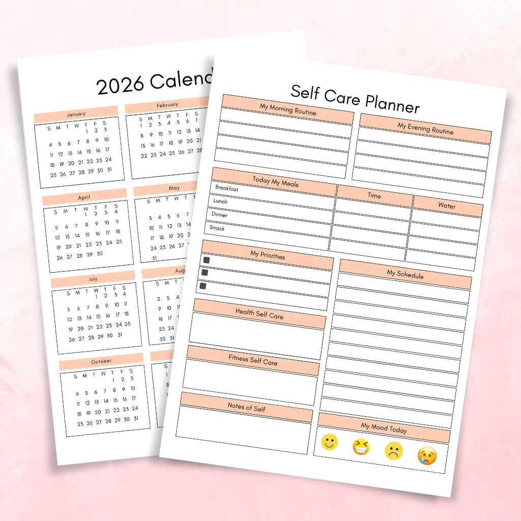 Women Self-Growth & Wellness Planner 2026