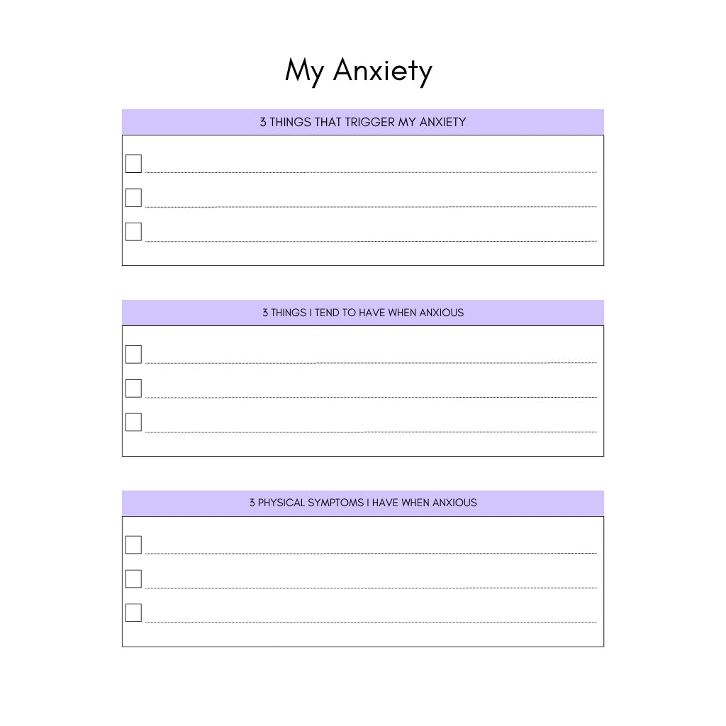 anxiety symptom tracker