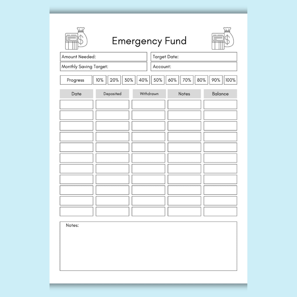 Budget Trackers Planner Canva – Save Smarter, Pay Off Debt & Reach Financial Goals