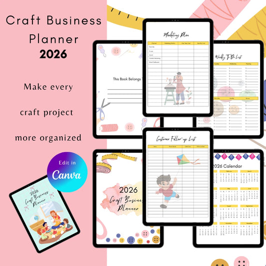 2026 Handmade Business Planner

