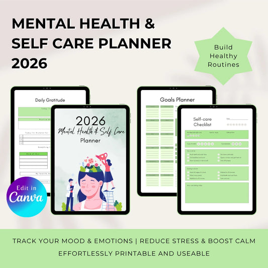 2026 Self-Care Digital Planner

