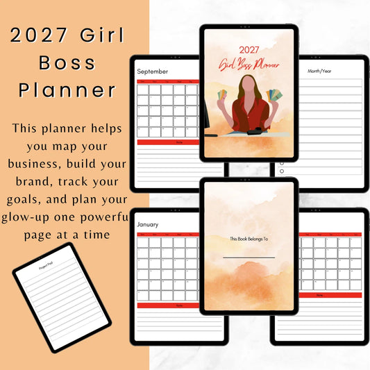 2027 Digital Business Planner for Women