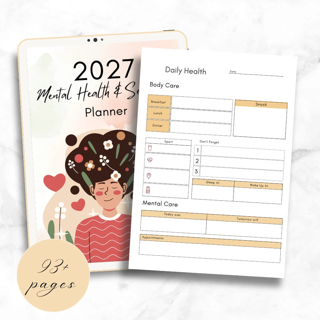 2027 Mindful Self-Care Planner