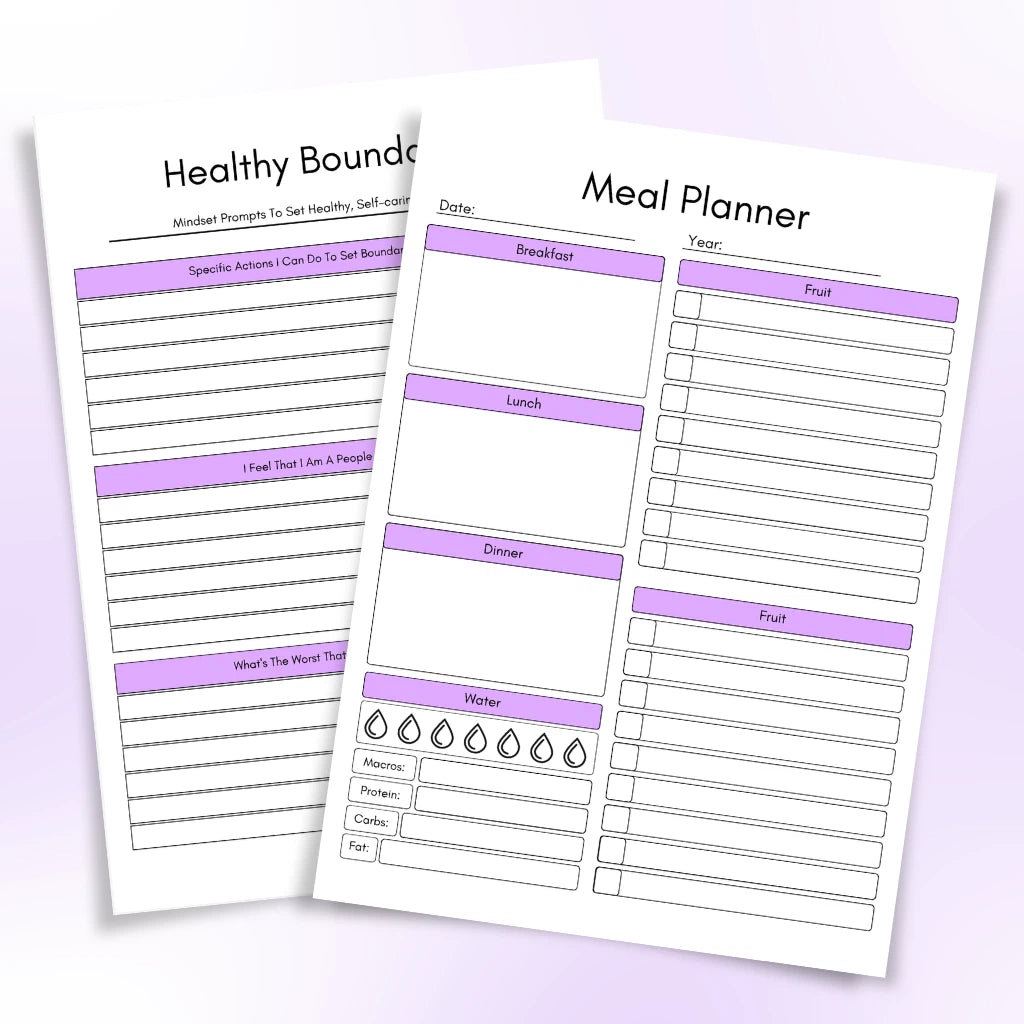 2027 Personal Growth & Wellness Planner