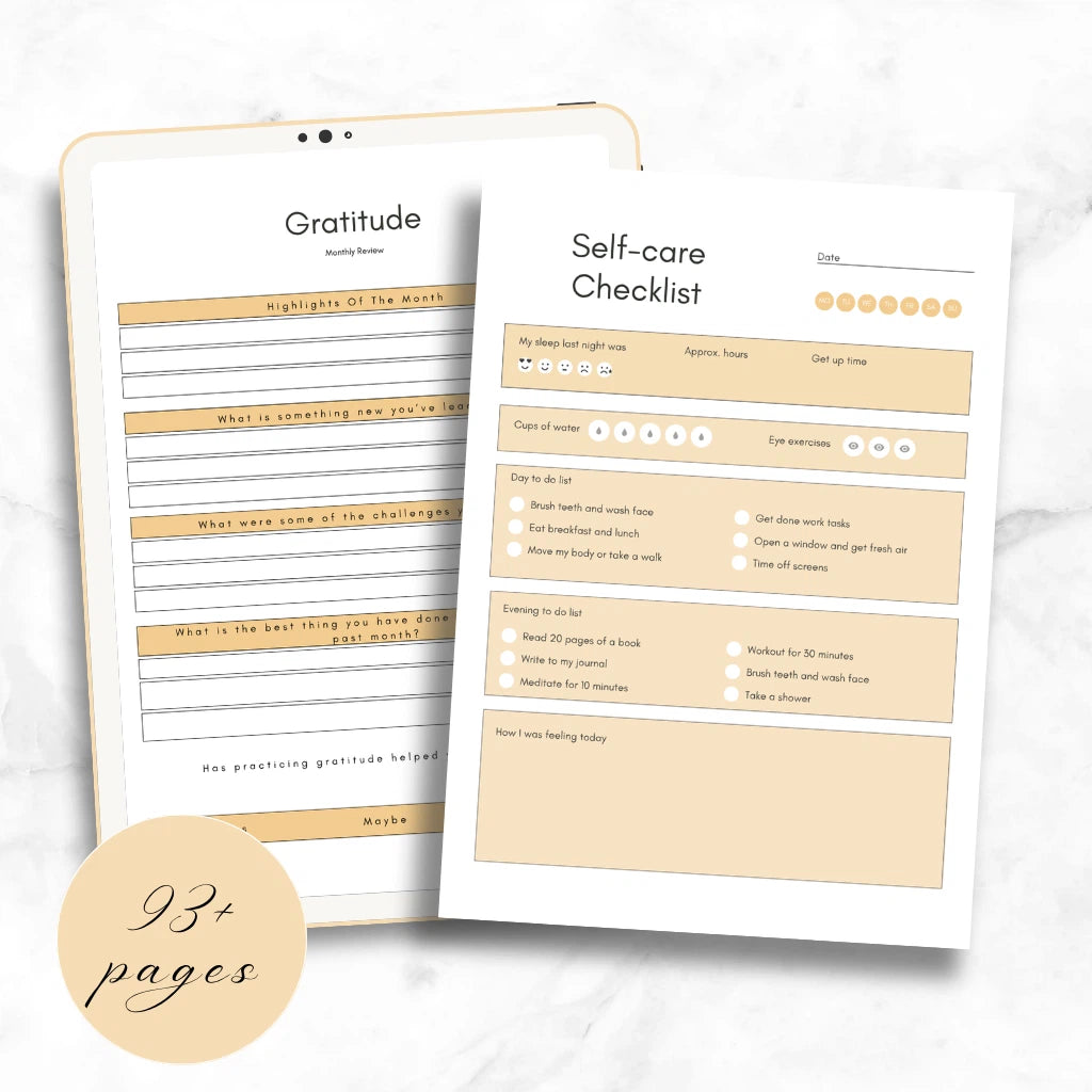 2027 Self-Reflection & Mood Tracker Planner