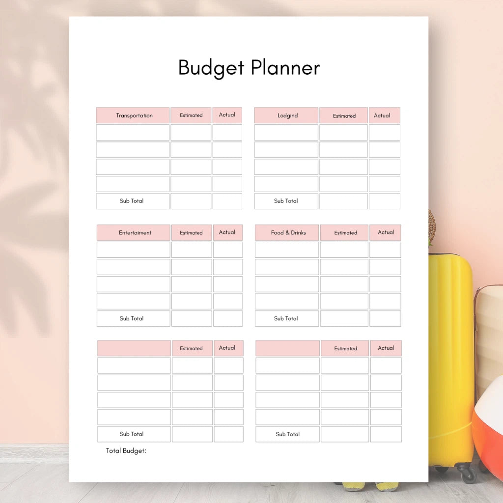 2027 Trip Planning Journal & Tracker