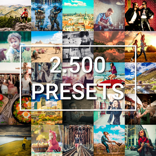 2,500 Lightroom Presets Bundle – Professional Looks for Mobile, Desktop & Camera Raw