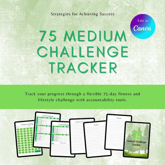 75 Medium Challenge Planner