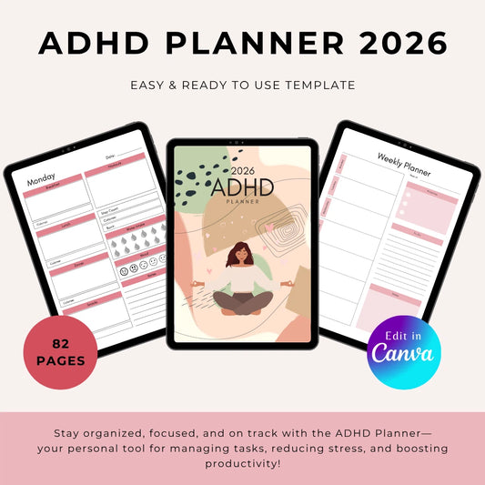 ADHD Canva Planner 2026

