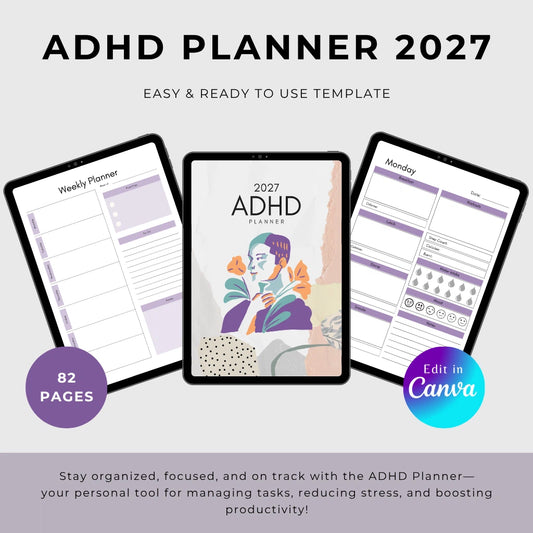 ADHD Focus Planner 2027

