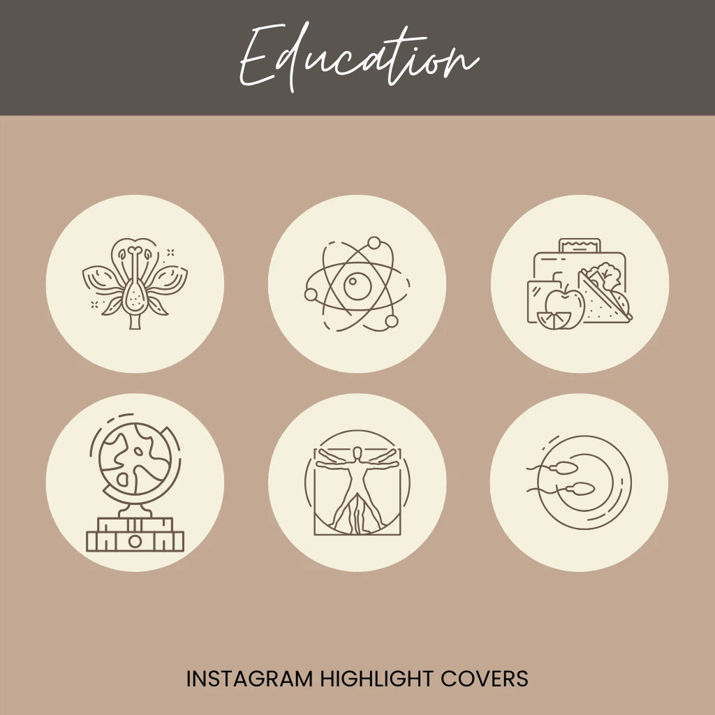 Academic Instagram Highlight Covers