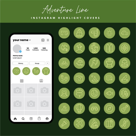 Adventure Instagram Highlight Covers