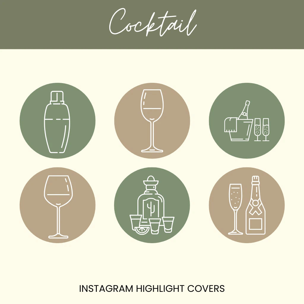 Bar Instagram Highlight Covers