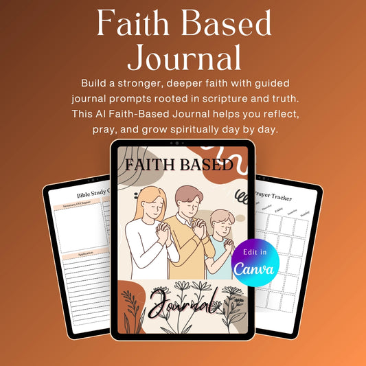 Bible Study Planner Canva Template